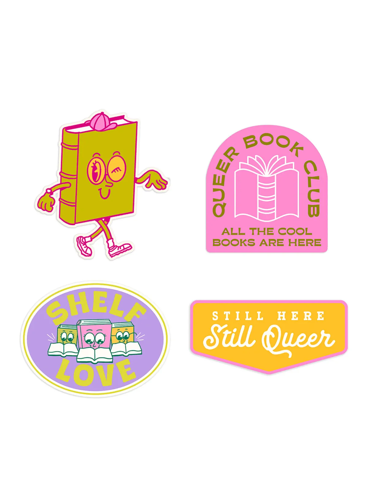 Still Here, Still Queer Pride Stickers - Set of 4