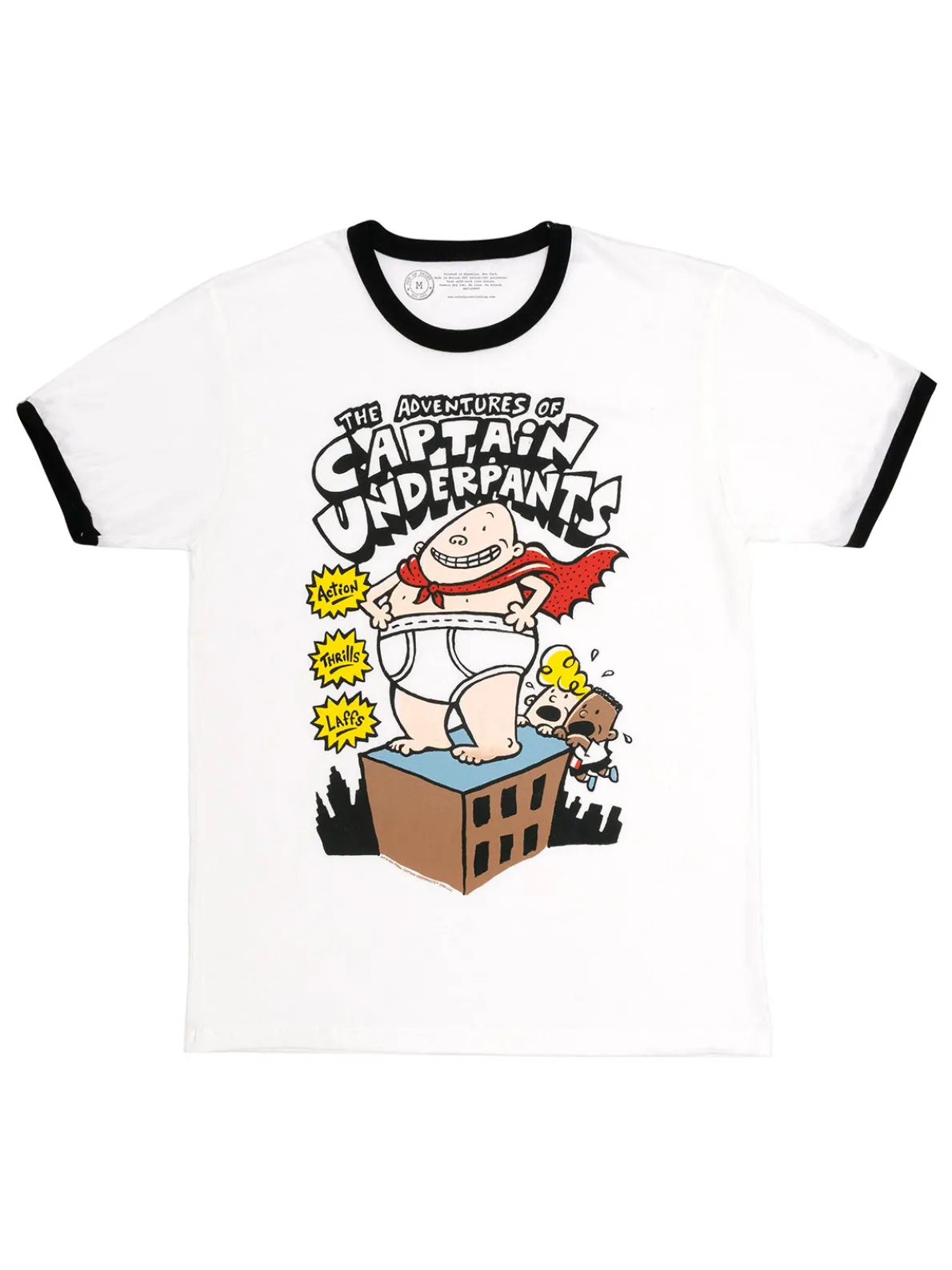 The Adventures of Captain Underpants Unisex Ringer T-Shirt