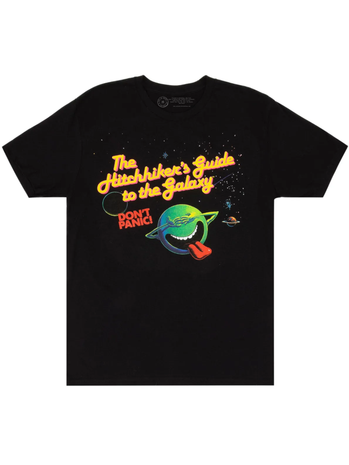 The Hitchhiker's Guide to the Galaxy Unisex (Black) T-Shirt
