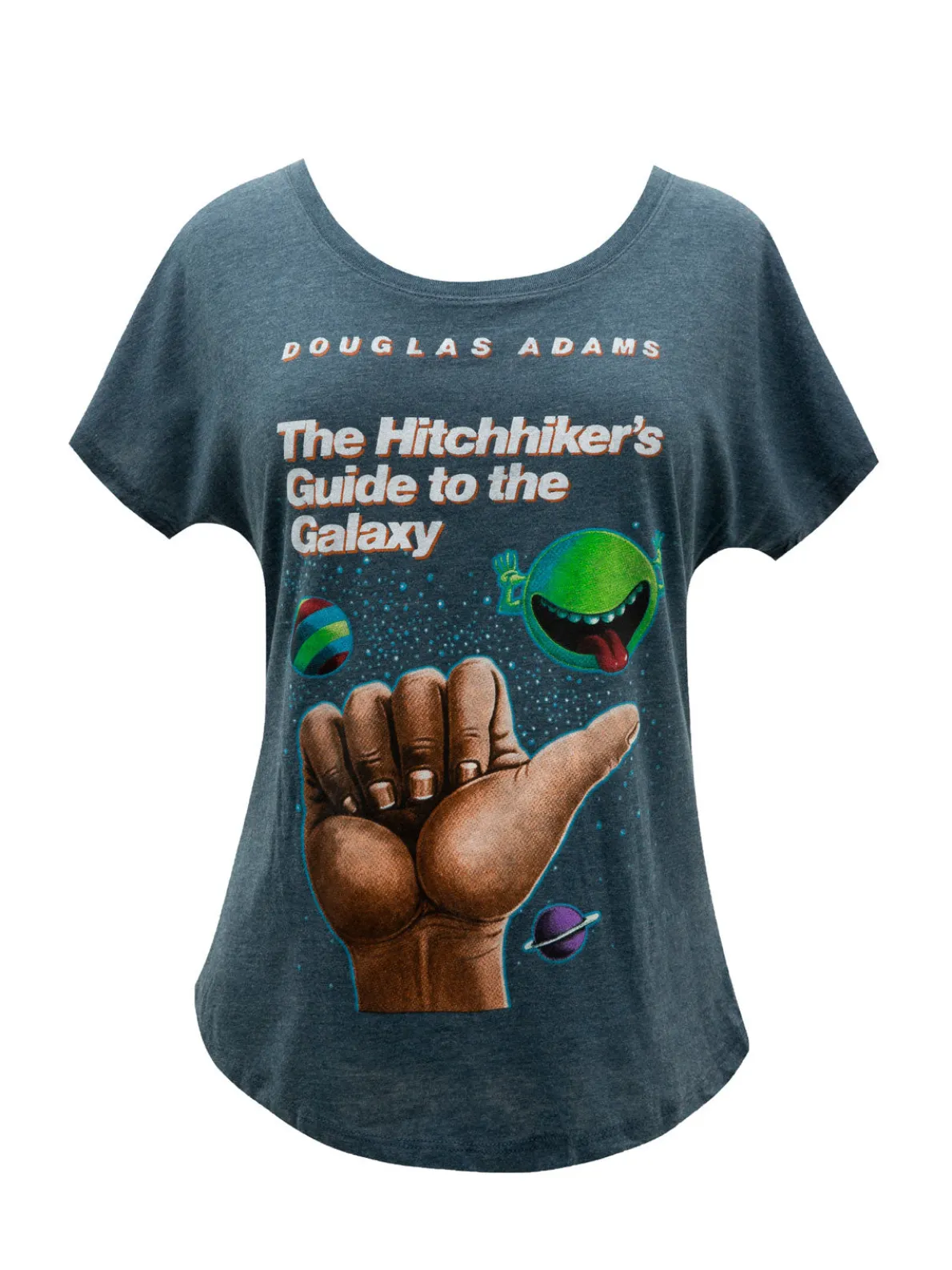 The Hitchhiker's Guide to the Galaxy Women’s (Indigo) Relaxed Fit T-Shirt