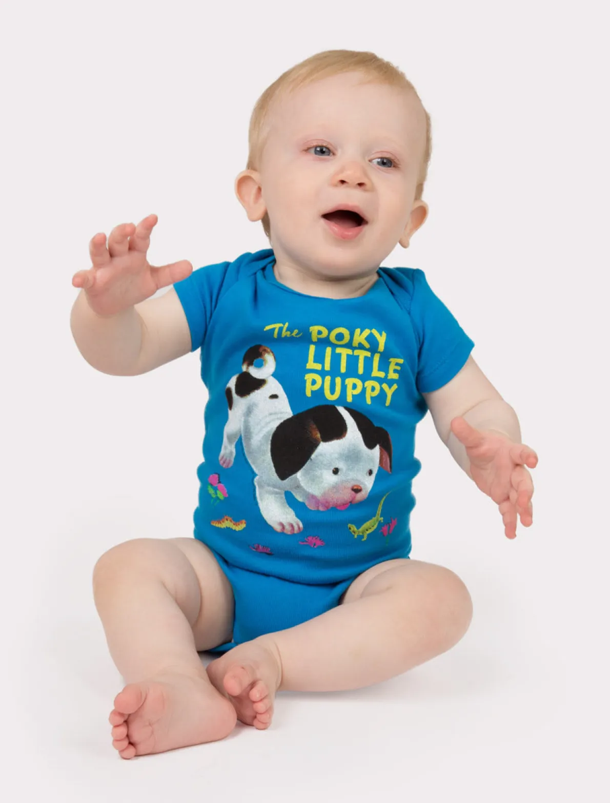 The Poky Little Puppy baby bodysuit