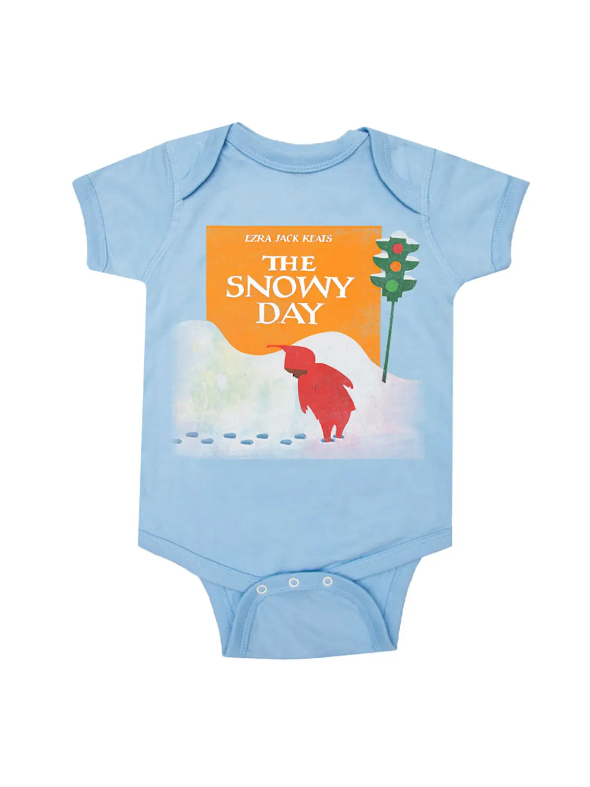 The Snowy Day baby bodysuit