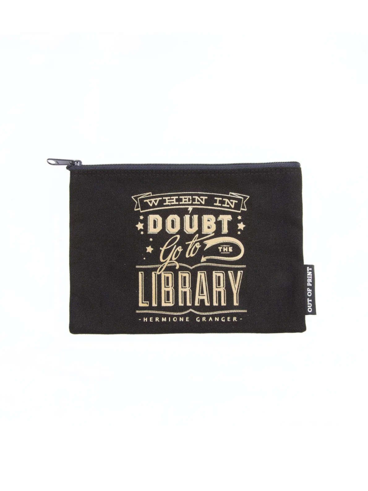 When in Doubt, Go to the Library pouch
