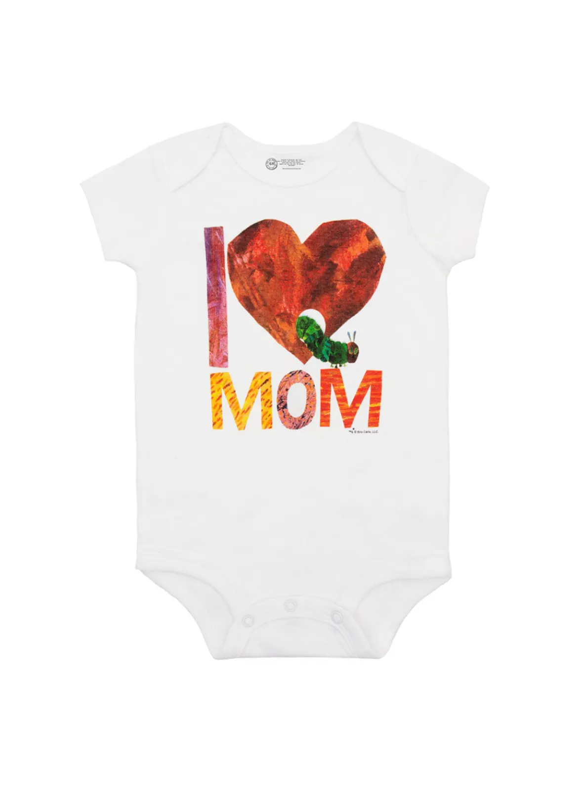 World of Eric Carle I Love Mom with The Very Hungry Caterpillar baby bodysuit