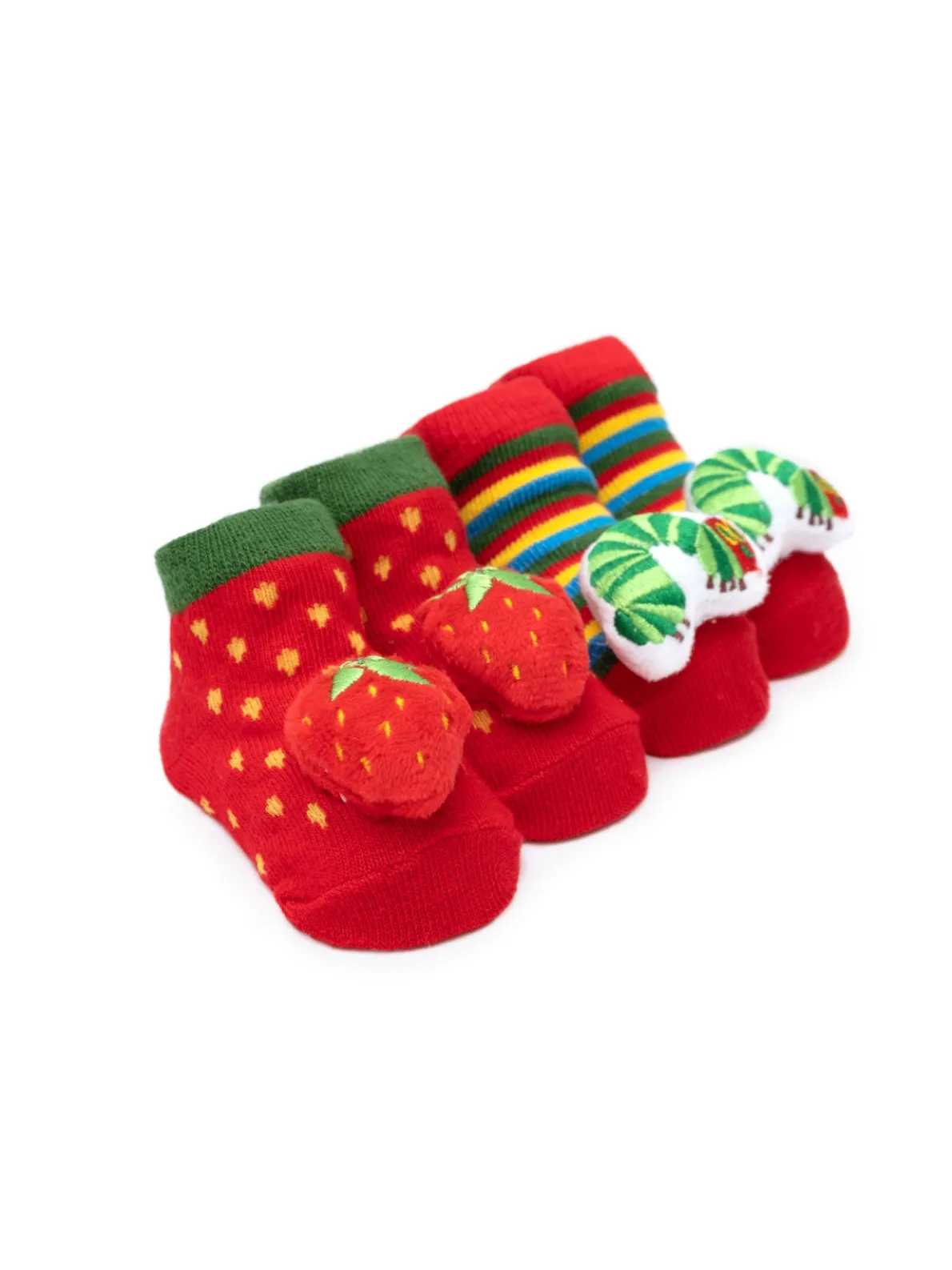 World of Eric Carle The Very Hungry Caterpillar Baby Rattle Socks (2-pack)
