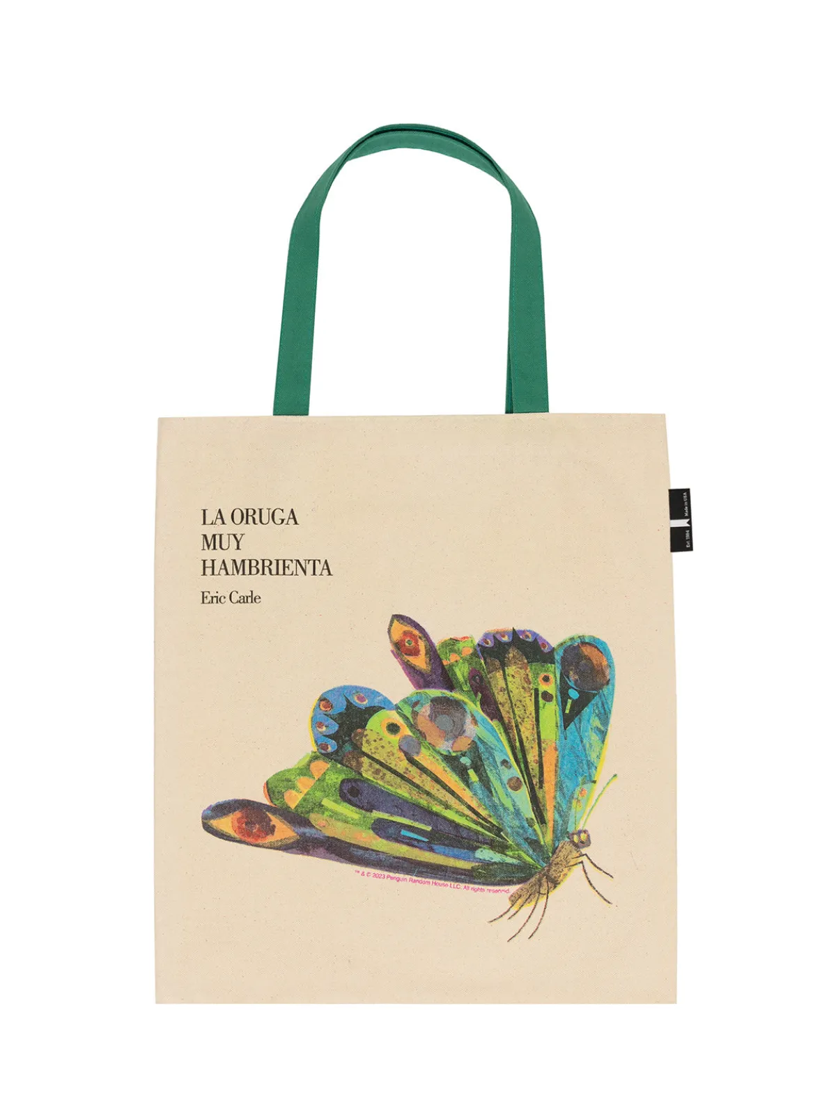 World of Eric Carle The Very Hungry Caterpillar bilingual tote bag