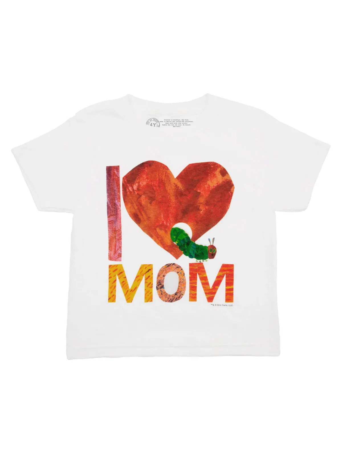World of Eric Carle I Love Mom with The Very Hungry Caterpillar Kids' Tee