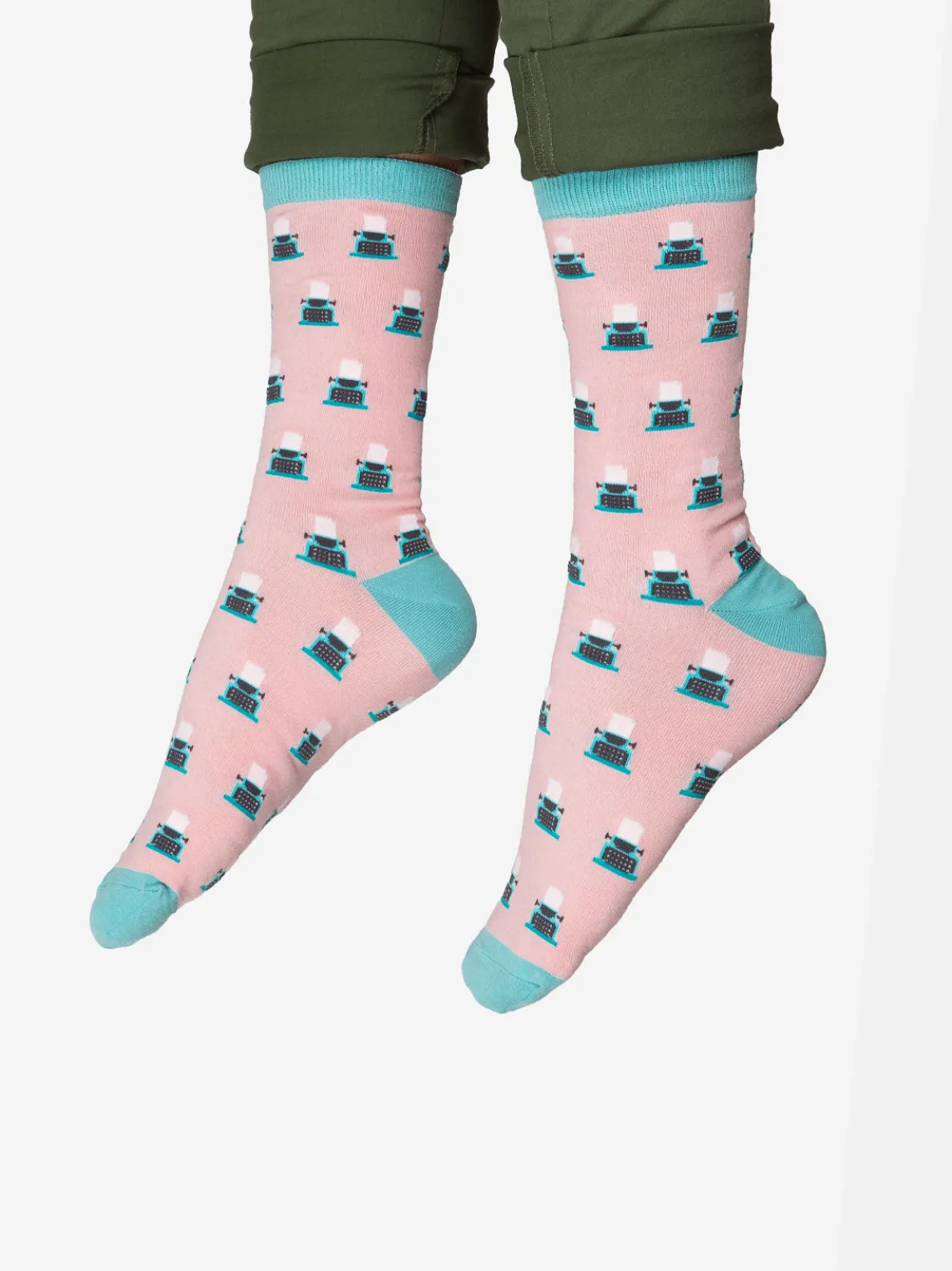 Write Life Typewriter socks